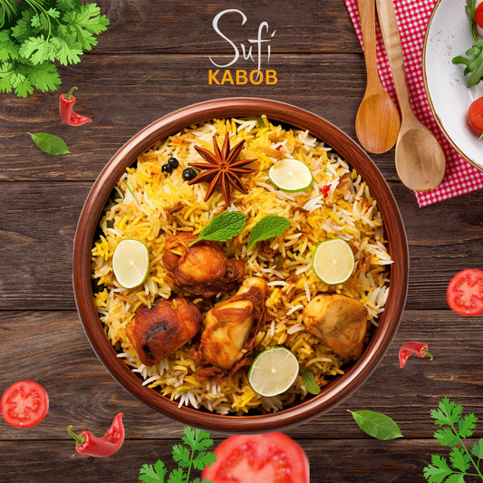 Sufi Chicken Biryani (Available only Fri, Sat, Sun)